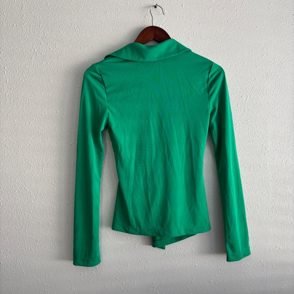 L'Academie The Amarine Top in Parrot Green - Picture 5 of 7